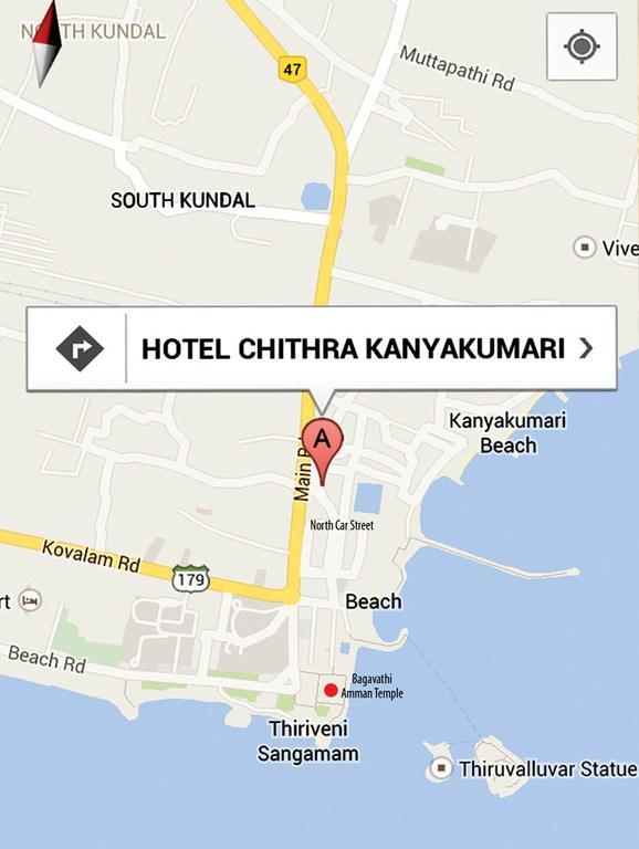 Hotel Chithra Канниякумари Экстерьер фото